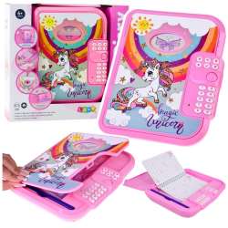 Notatnik na kod jednorożec różowy