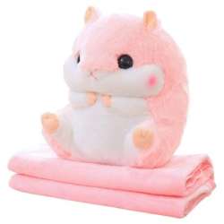 Ogrzewacz do rąk chomik różowy 35cm