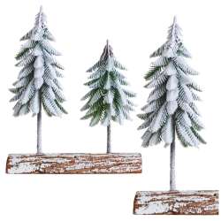 Kompozycja świąteczna z choinkami 34x28cm