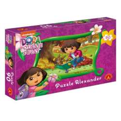 'ALEXANDER' Puzzle 90 -Dora poznaje świat -Jesień (1098) - 3