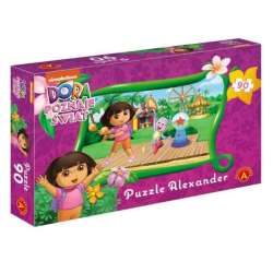 'ALEXNADER' Puzzle 90 -Dora poznaje świat -Wesołe miaste (1099) - 3