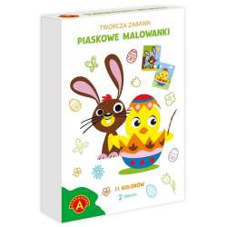 Malowanki piaskowe - Wielkanocny kurczak i zając