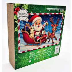 Puzzle 90 Podróż z Mikołajem ALEX