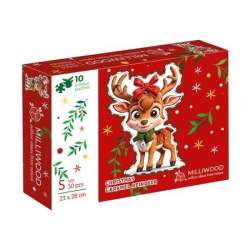 Puzzle drewniane 50 Christmas Reniferek - 1 Puzzle drewniane 50 Christmas Reniferek - 1