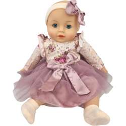 Lalka bobas mówi i śpiewa smoczek + butelka 45cm