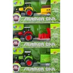 Traktor z przyczepą mix