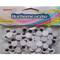 Ruchome oczka 12mm 80szt