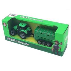 Traktor z przyczepą