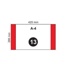 Okładka na podr A4 zwykła NR 13 (20szt) - 1