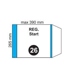 Okładka na podr regulowana NR 26 (20szt)