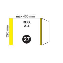 Okładka na podr A4 regulowana NR 27 (20szt) - 1