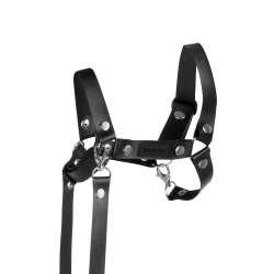 Kantar dla Hobby Horse wodze ekoskóra czarny