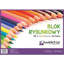 Blok rysunkowy A3/16K kolorowy (10szt)