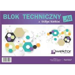 Blok techniczny A4/10K biały (10szt)