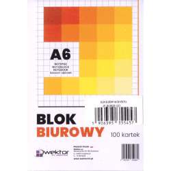 Blok biurowy A6/100K kratka (5szt) - 1