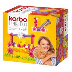 Korbo klocki Pink 110 -buduj i kręć! 1406 (GXP-675241) - 1