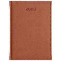 Kalendarz 2026 dzienny A4 Vivella jasny brąz - 1