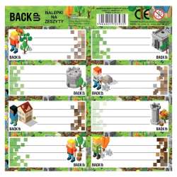 Nalepki na zeszyty BackUp 7 A61 (25szt) DERFORM - 1