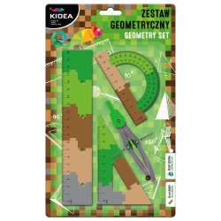 Zestaw geometryczny puzzle 20cm 4el KIDEA