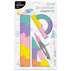 Zestaw geometryczny puzzle 20cm 4el KIDEA - 1