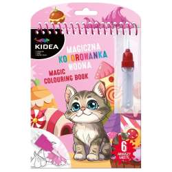 Magiczna wielorazowa kolorowanka wodna P Kot KIDEA - 1