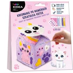 Kreowanie po numerach szkatułka kotek KIDEA - 1