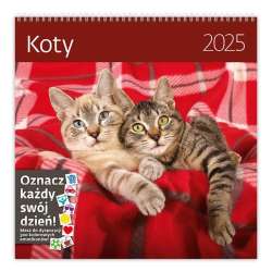 Kalendarz 2025 ścienny 30x30cm Koty HELMA - 1