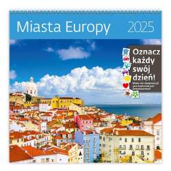 Kalendarz 2025 ścienny 30x30cm Miasta Europy HELMA - 1