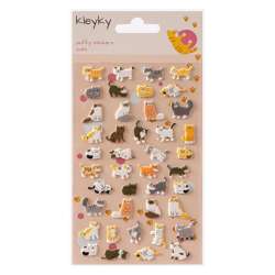 Naklejki wypukłe Koty