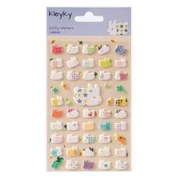 Naklejki wypukłe Króliki