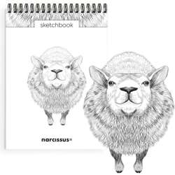 Szkicownik A5/60K na spirali - Owca