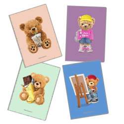 Zeszyt A4/32K kratka 80g (4szt) NARCISSUS