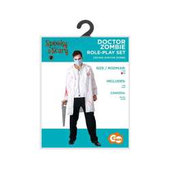 Strój dla dorosłych Doktor Zombie rozm. 56