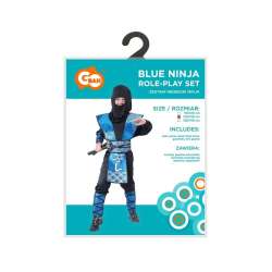 Strój dla dzieci Niebieski Ninja rozm.120/130cm