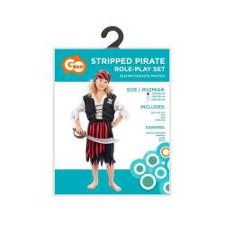 Strój dla dzieci Pasiasta Piratka rozm.130/140cm
