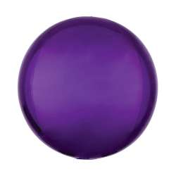 Balon foliowy kula fioletowa 38cm (niepakowany)