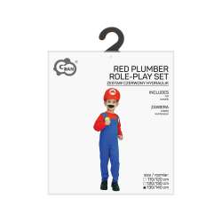 Strój dla dzieci Czerwony hydraulik 130/140cm