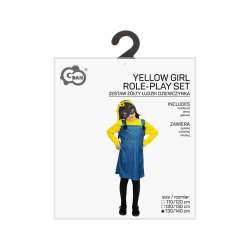 Strój dla dzieci Żółty Ludzik dziewczynka 130/140