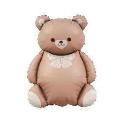 Balon foliowy Miś z kokardką 65x47cm