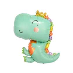 Balon foliowy Dino niebieski 47x64cm