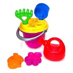 Komplet do piasku BIEDRONKA z konewką i akcesoriami mix cena za 1 szt (5906660409434)