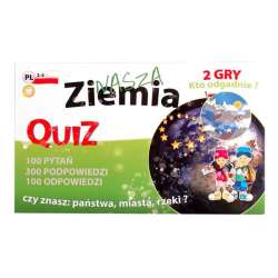 PROMO Gra Quiz 2w1 Nasza Ziemia Kto odgadnie? 804525 Artyk (804525 ARTYK)