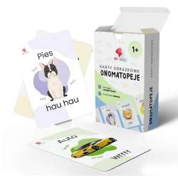 Karty edukacyjne Onomatopeje 34szt