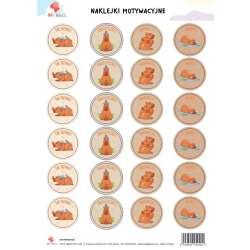 Naklejki motywacyjne A4 Kapibara motywiara