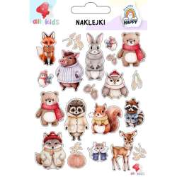 Naklejki dla dzieci Zwierzęta zimowe