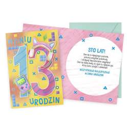 Karnet Urodziny 13