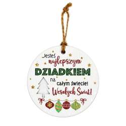Zawieszka ceramiczna Boże Narodzenie