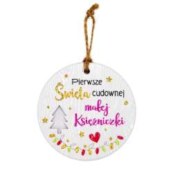 Zawieszka ceramiczna Boże Narodzenie