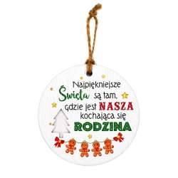 Zawieszka ceramiczna Boże Narodzenie