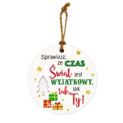 Zawieszka ceramiczna Boże Narodzenie